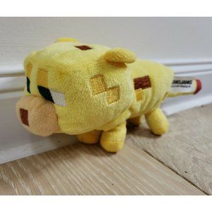Minecraft Mojang Plush Yellow Baby Ocelot Cat Soft Stuff 6" Animal Toy 2015 pet
